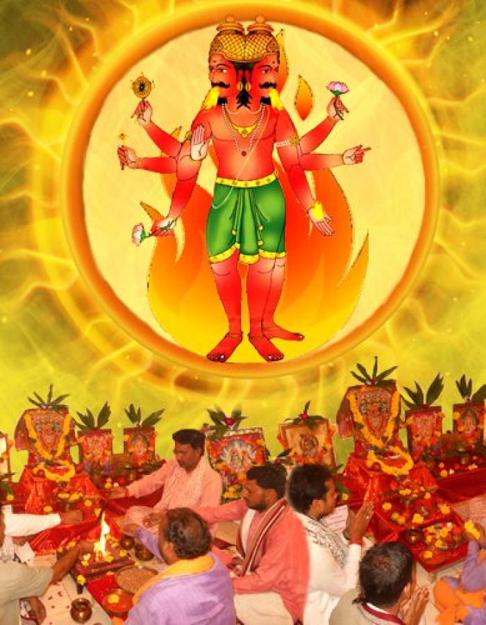 Agni dev puja