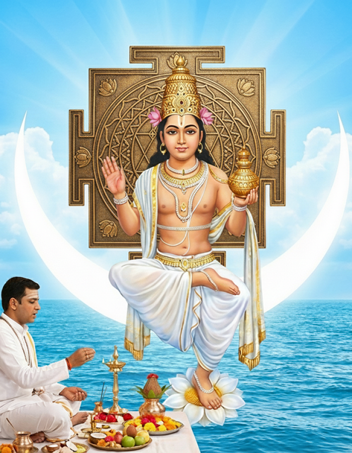 Chandra (moon) pooja